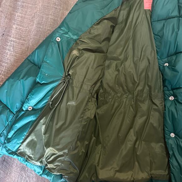J. Crew Alps puffer jacket with PrimaLoft Sz XL Green Shawl Collar Nylon - Picture 5 of 8